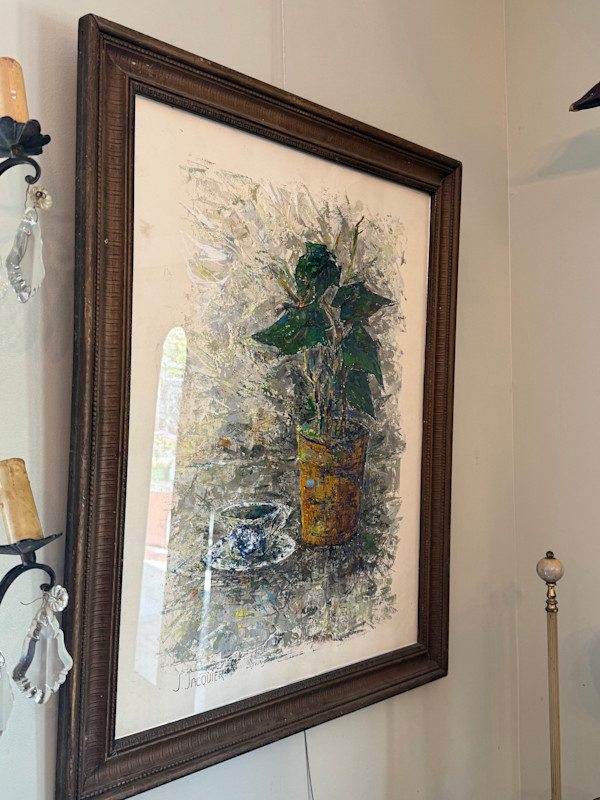 framed original still life by J. Jacquier, Image 1.