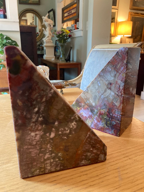 marble bookends