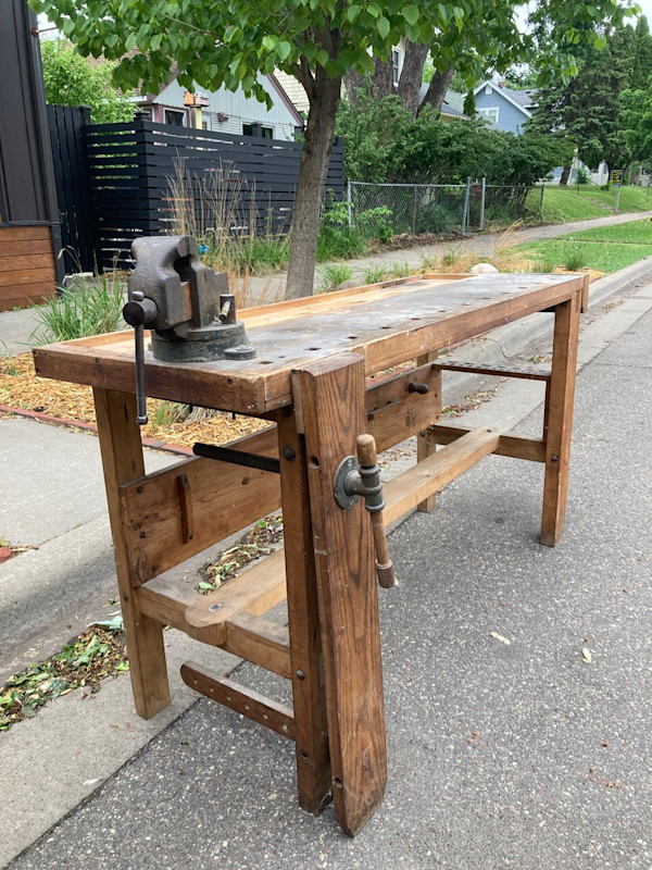 Vintage work bench