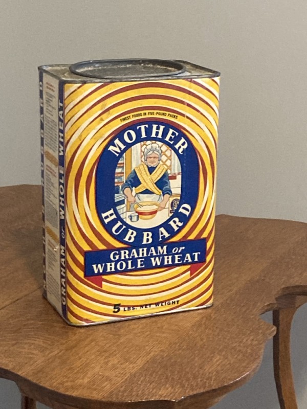 Mother Hubbard vintage tin