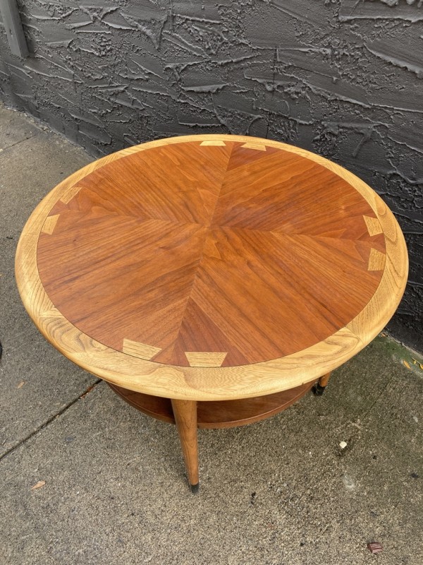 lane mid century modern table