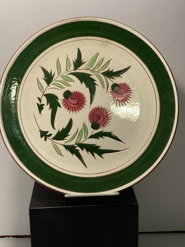 13" Stangl Thistle charger