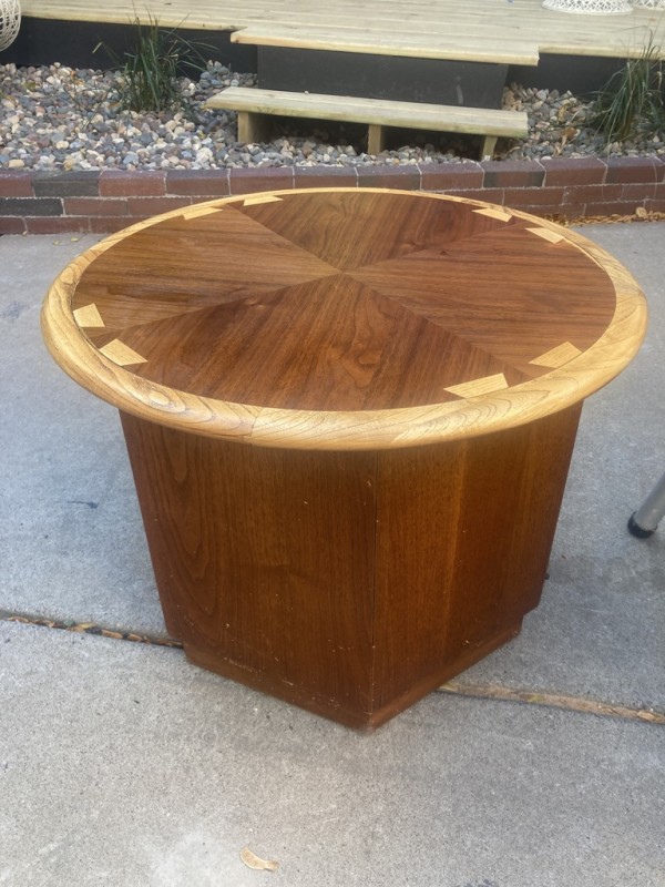 lane mid century modern table