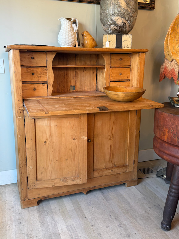 Scandinavian drop front secretary, Image 1.