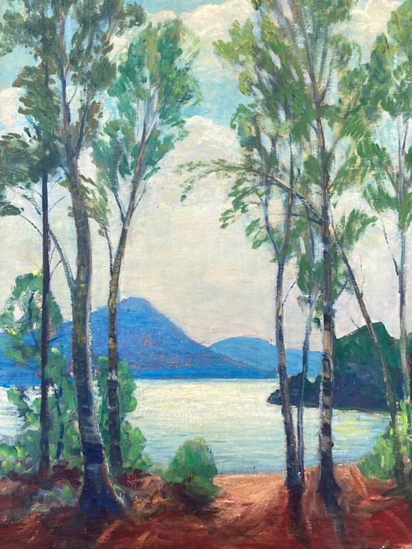 Carl G. T. Olson original painting on canvas #176