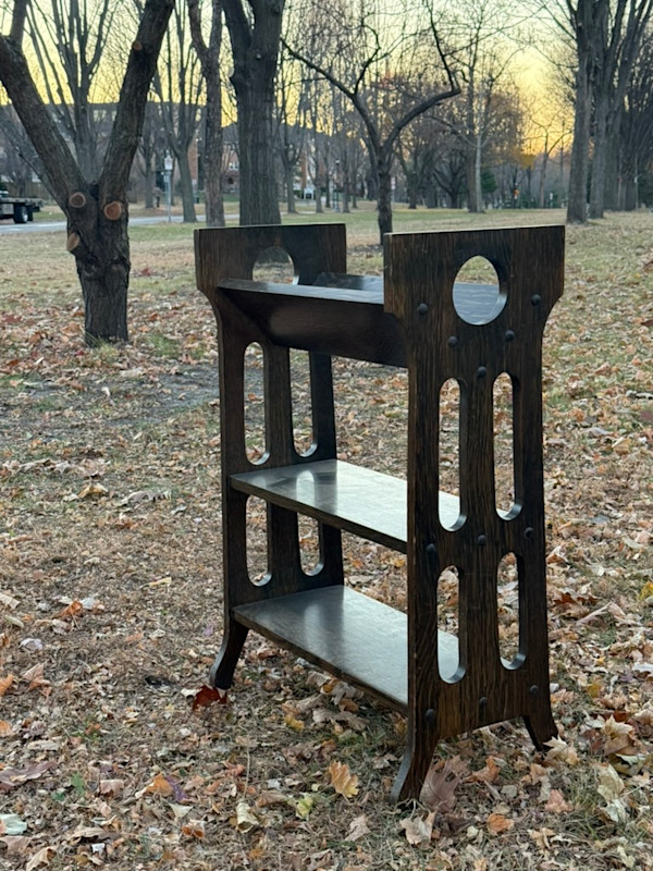 Mission oak bookcase