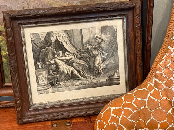 framed Metamorphoses D'Ovide steel engraving