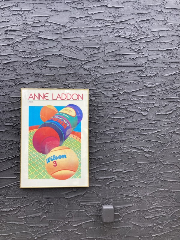 Anne Laddon tennis poster