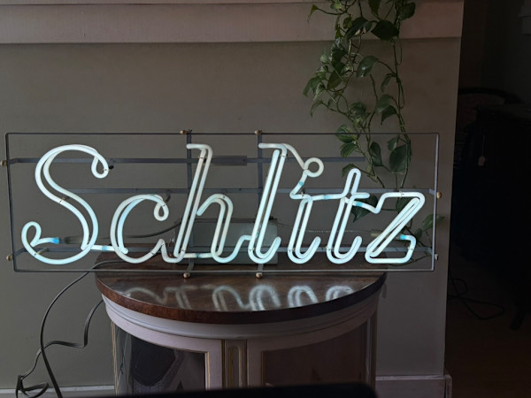 Schlitz beer neon sign