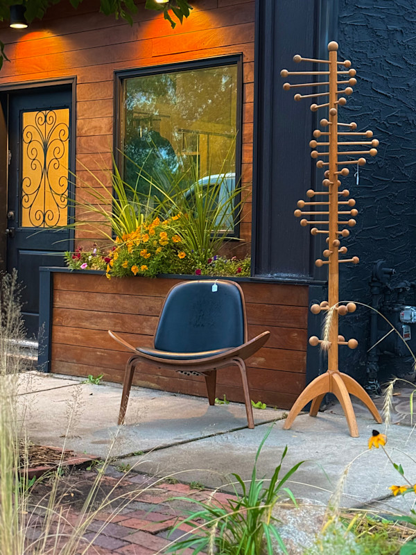 Hand made modern DNA coat tree