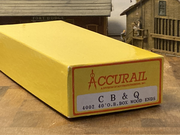 Accurail boxcar HO gauge toy train