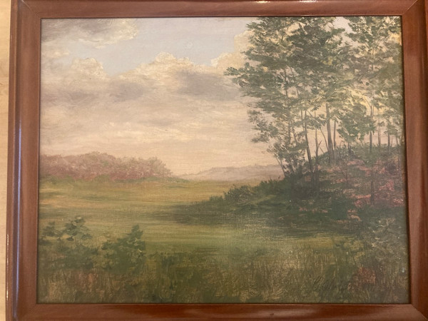 Carl G. T. Olson painting dated 1914