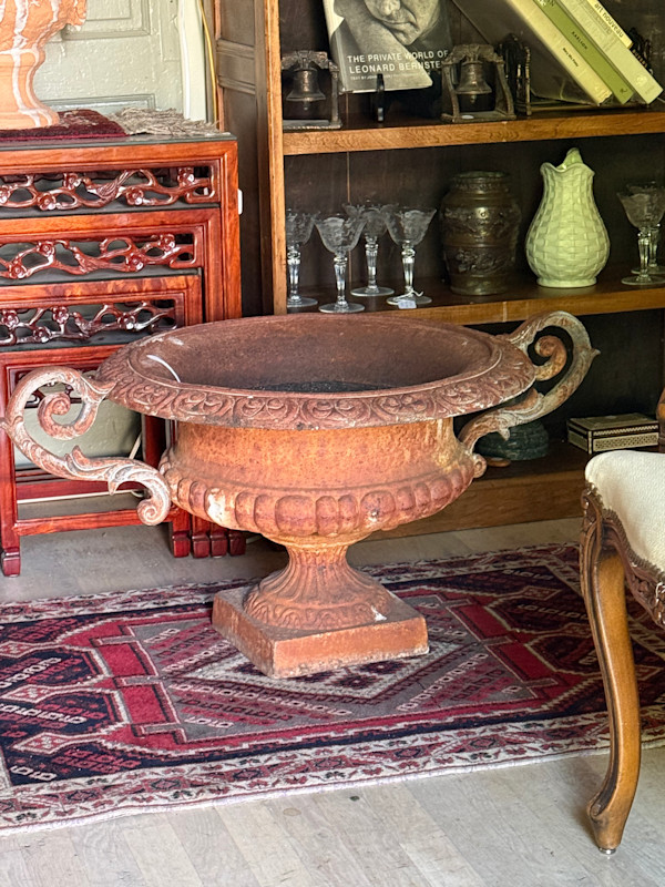 Cast Iron Urn, Image 1.