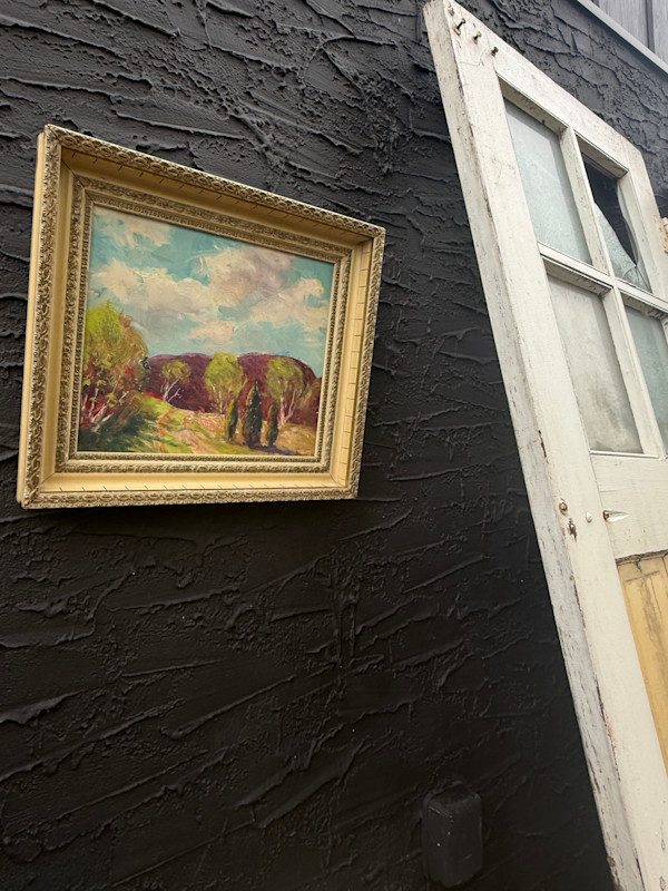 Carl G. T. Olson original painting on board fall landscape  #71, Image 2.
