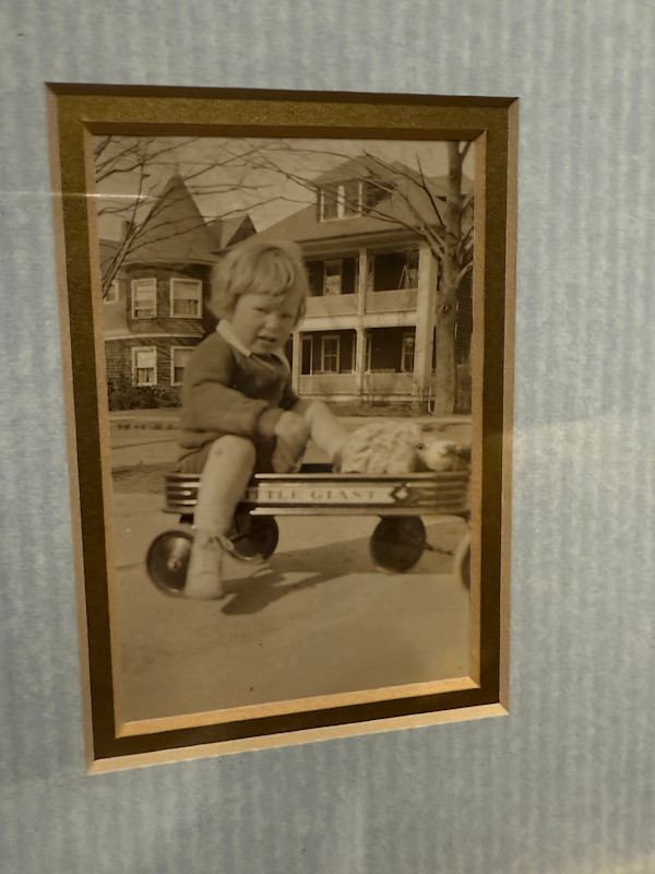framed vintage photograph