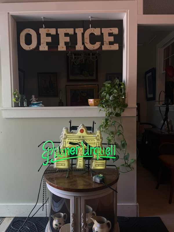 Pilsner Urquell beer neon sign