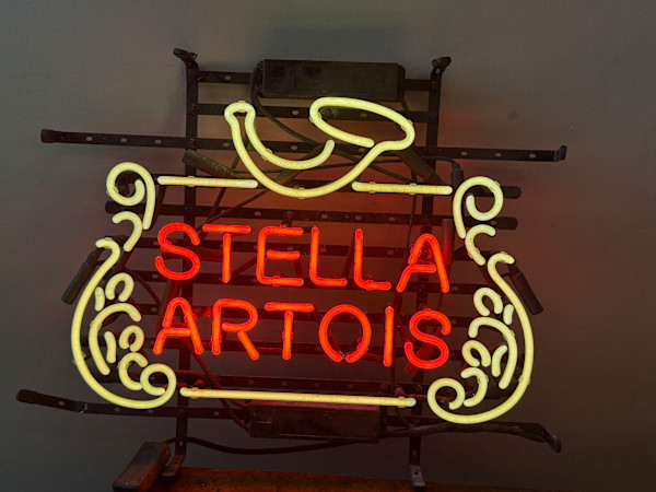 Stella Artois beer neon light
