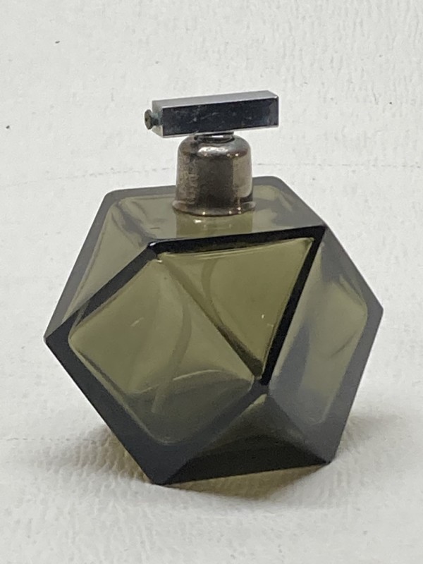 vintage art deco cubistic Bohemian perfume bottle