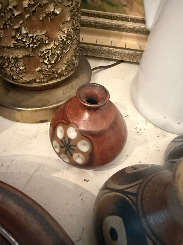 Set of 3 Japanese mini bud vases