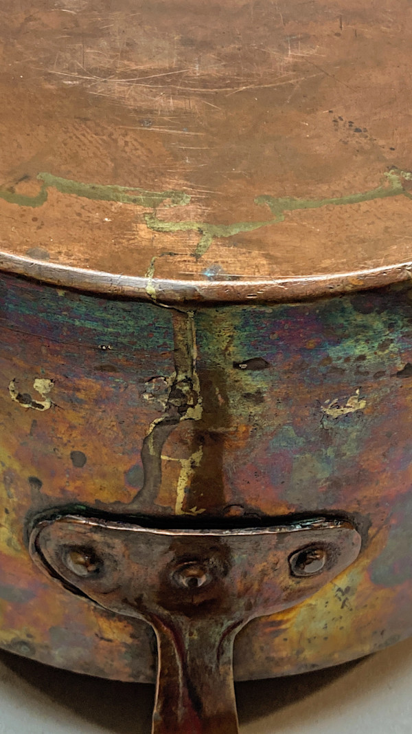 4 quart solid copper sauce pan