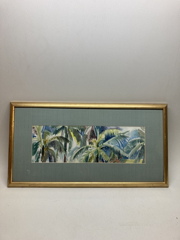 Framed tropical watercolor