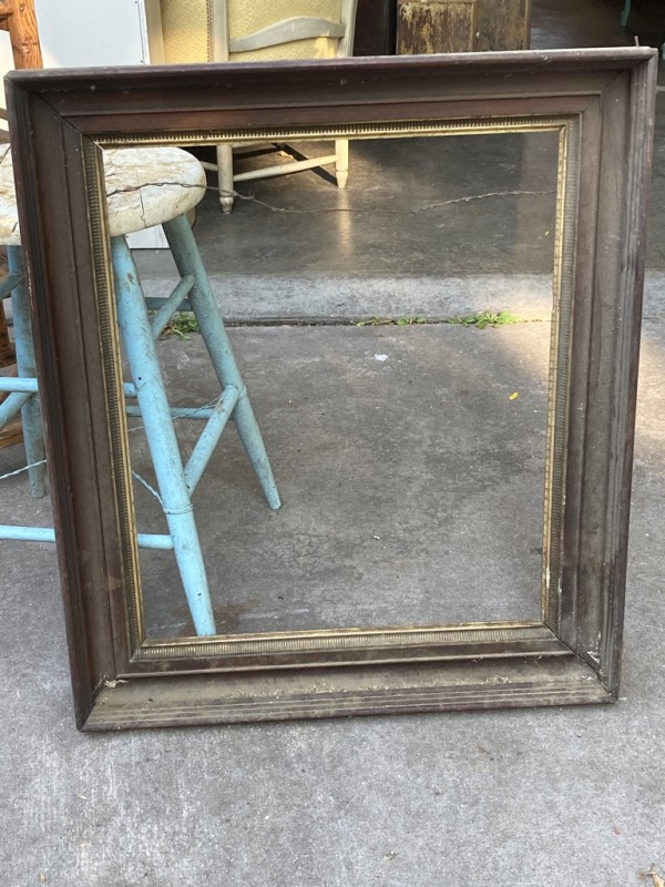 Large walnut frame