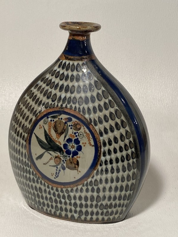 Mexican pottery decorated vase