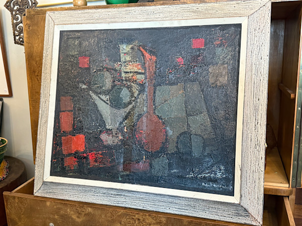 Robert Franquinet original abstract still life painting on canvas
