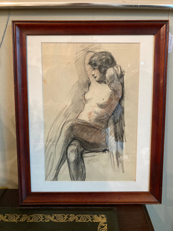 Original nude woman sketch