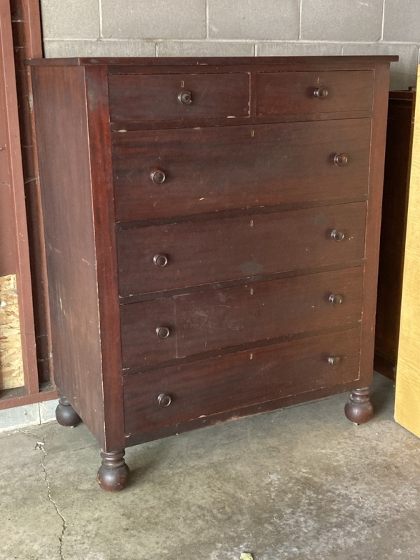 vintage 1910 mahogany dresser