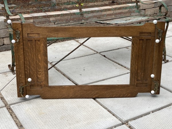 Large mission oak mirror frame