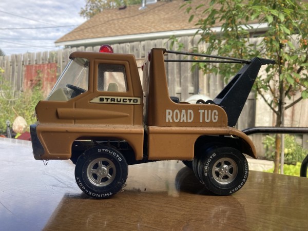 vintage Structo Road Tug