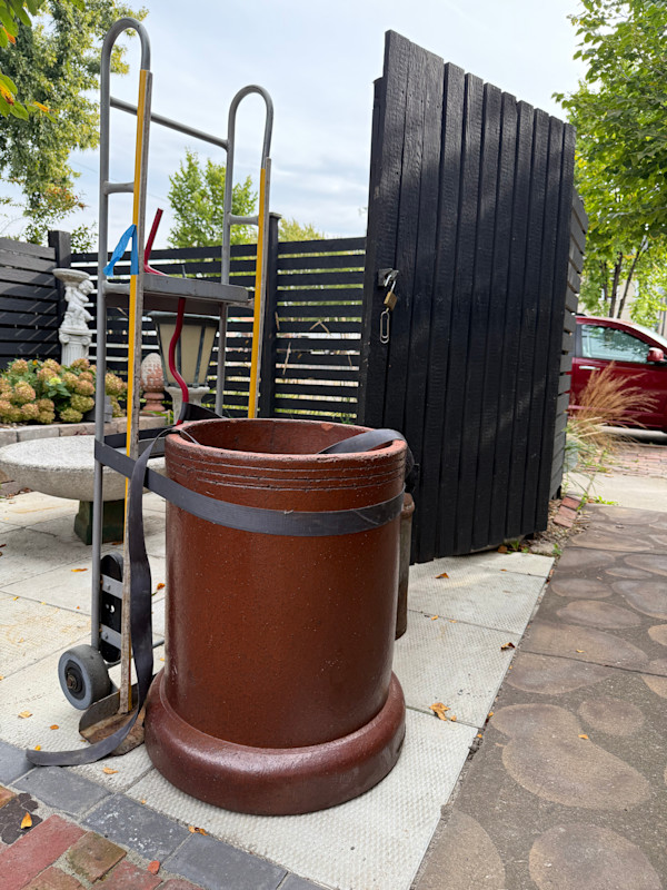 Large Lehigh ceramic sewer pipe