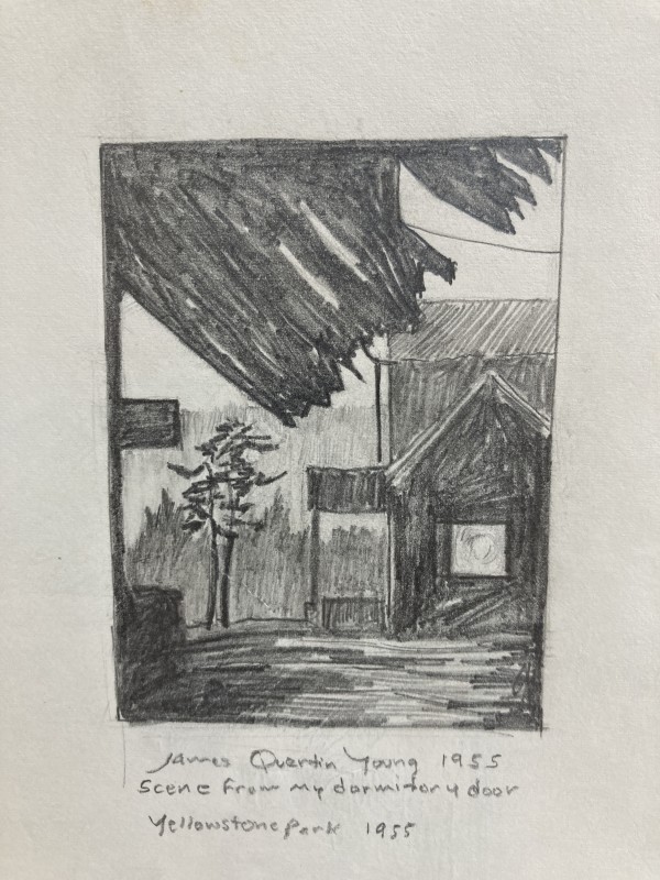 Original pencil drawing  by James Quentin Young