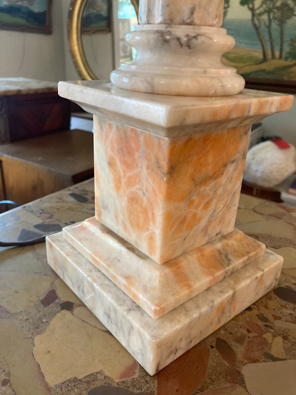 Marble table lamp