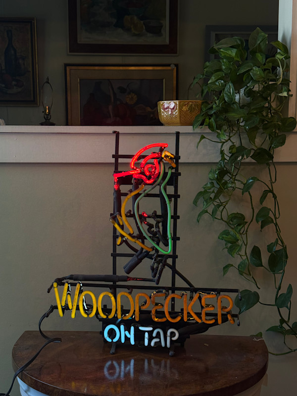 Woodpecker neon light