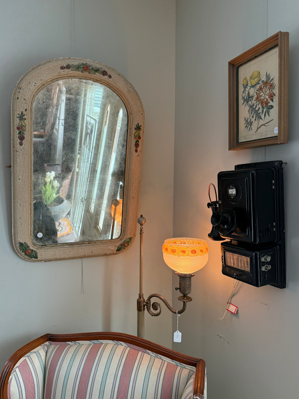 Vintage wall mounted telephone