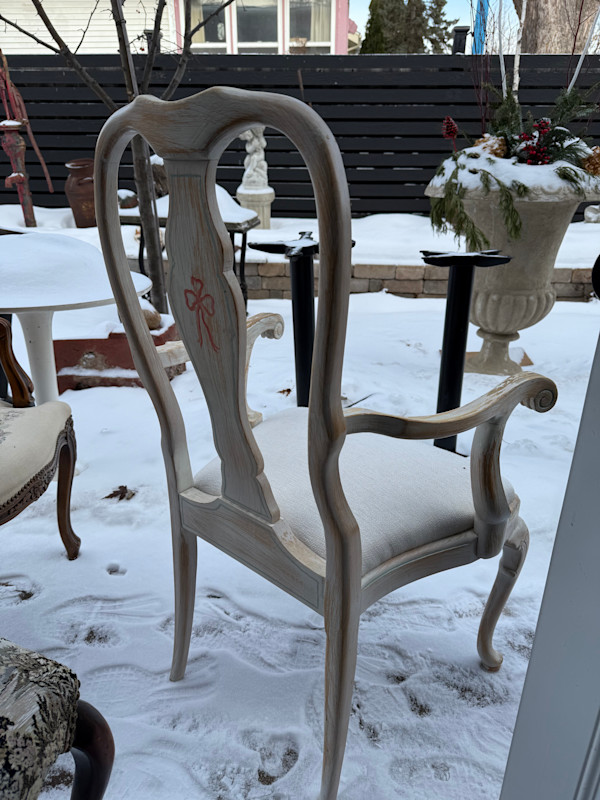 Painted country style chair