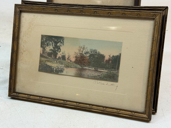 Framed Wallace Nutting photograph, Image 1.