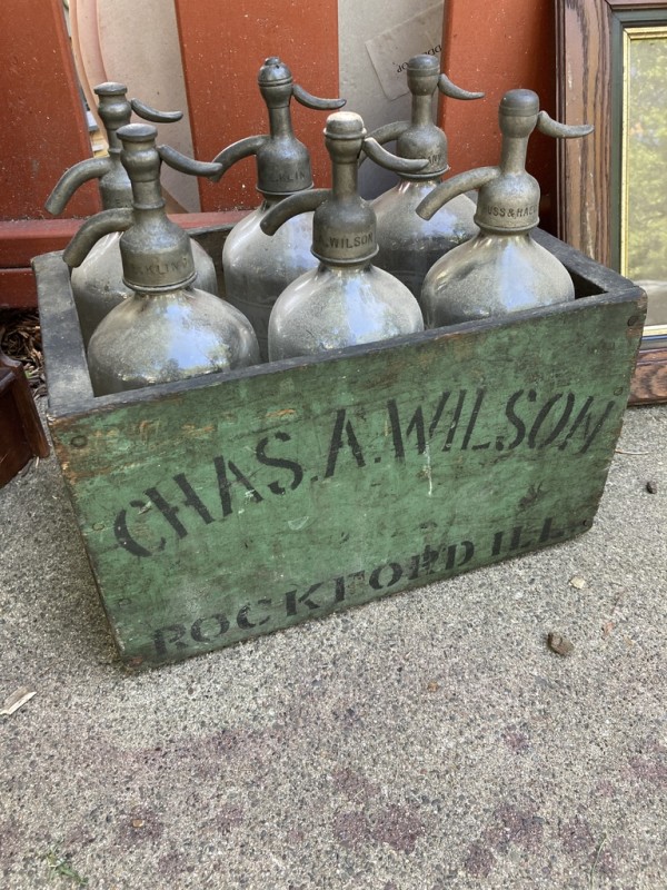 Original Brewery bottles in original crate
