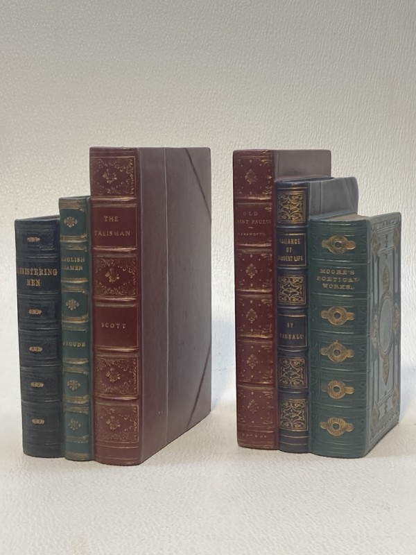 Pair of book bookends
