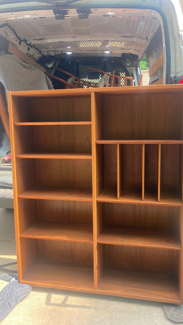 Danish teak bookcase