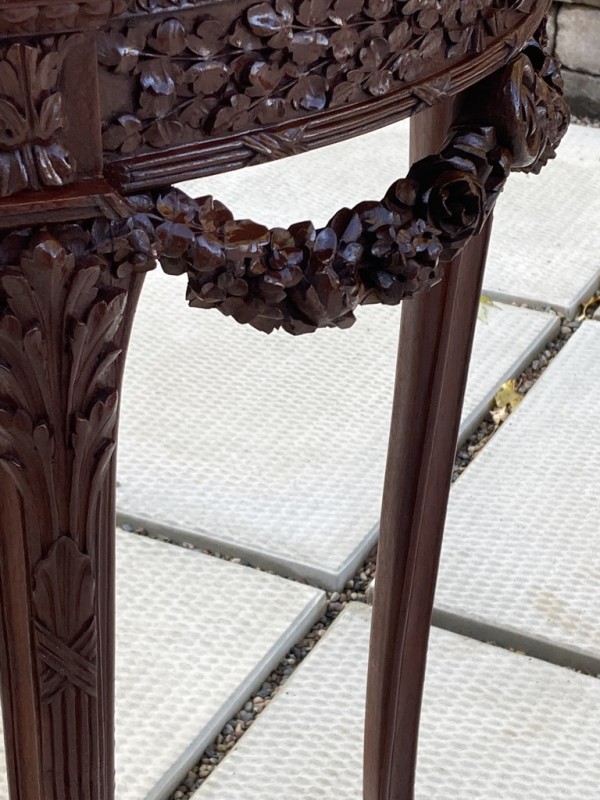 Carved Indonesian table