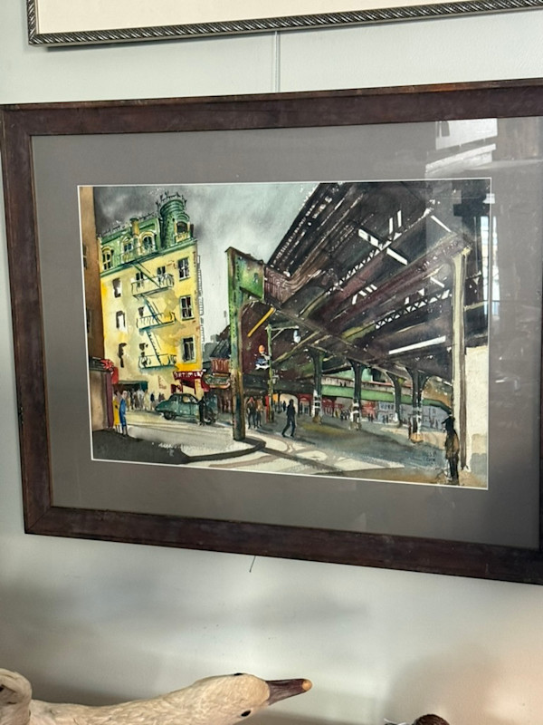 1950's original watercolor by Russ Conn, Image 2.