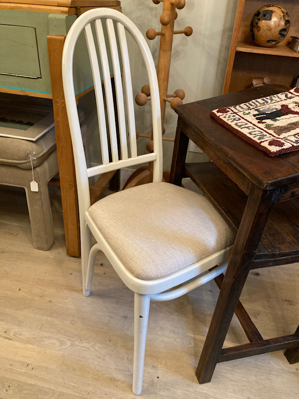 White painted Thonet chair