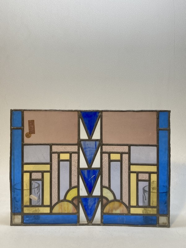 ART DECO stained glass panel