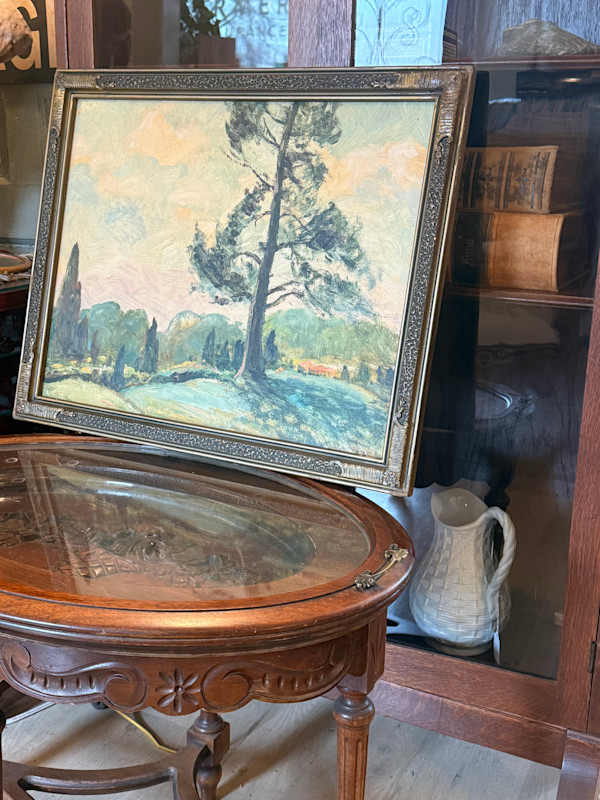 Carl G. T. Olson  original painting on board landscape #99, Image 4.