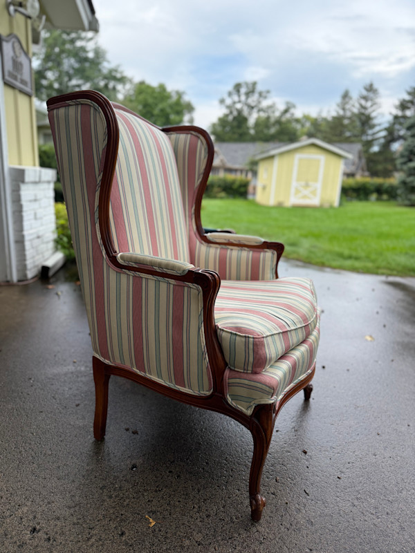 vintage upholstered chair