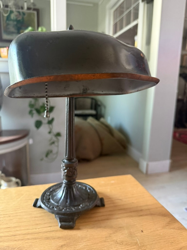 vintage arts n crafts desk lamp