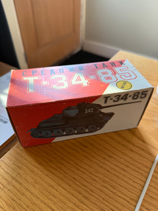 Russian die cast toy tank